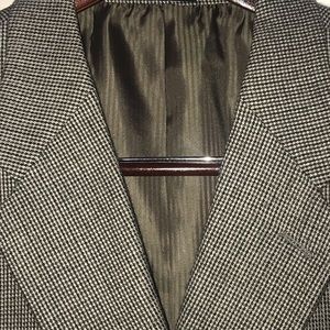 ALAN FLUSSER Mens Lambswool Cashmere Sport Coat Suit Coat Blazer